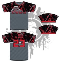 All The Way Live Designs Geometric Grunge Mens Full Dye Jerseys