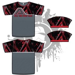 All The Way Live Designs Geometric Grunge Mens Full Dye Jerseys