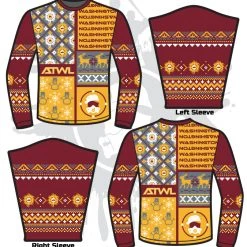 All The Way Live Designs Men Football ATWL Christmas Spirit Sweater-3