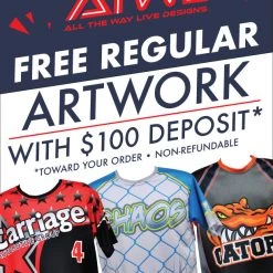 All The Way Live Designs Full Dye Artwork Design Fee