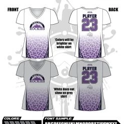 All The Way Live Designs Pinecrest Fall League Women's Sub Dye Jersey