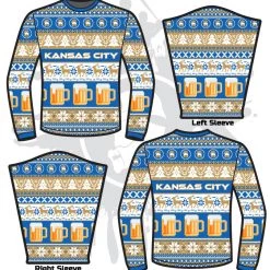 All The Way Live Designs Hardball ATWL Christmas Spirit Sweater-3 Men