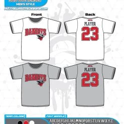 All The Way Live Designs Bandits Baseball 11U Sub Dye Jersey