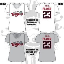 All The Way Live Designs East Bay Parent Women's V Neck Sub Dye Eastbay Spring