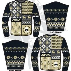 All The Way Live Designs Men Football ATWL Christmas Spirit Sweater-3