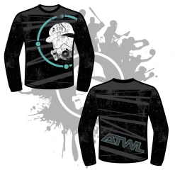 All The Way Live Designs DISTRESSED GAS MASK LONG SLEEVE Men
