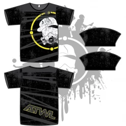 All The Way Live Designs Men DISTRESSED GAS MASK