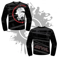 All The Way Live Designs DISTRESSED GAS MASK LONG SLEEVE Men
