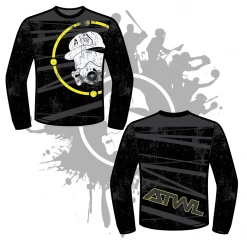 All The Way Live Designs DISTRESSED GAS MASK LONG SLEEVE Men