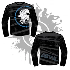 All The Way Live Designs DISTRESSED GAS MASK LONG SLEEVE Men