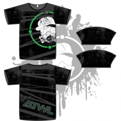 All The Way Live Designs Men DISTRESSED GAS MASK