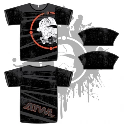 All The Way Live Designs Men DISTRESSED GAS MASK