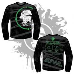 All The Way Live Designs DISTRESSED GAS MASK LONG SLEEVE Men