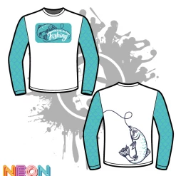 All The Way Live Designs Gone Fishing Mens Full Dye Jersey Long Sleeve