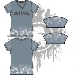 All The Way Live Designs Diamond Cut Womens Full Dye Jersey