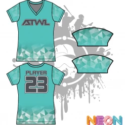 All The Way Live Designs Diamond Cut Womens Full Dye Jersey