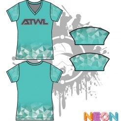 All The Way Live Designs Diamond Cut Womens Full Dye Jersey