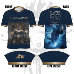 All The Way Live Designs Game Of Stones Full Dye Jersey Men