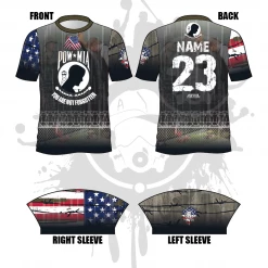 All The Way Live Designs POW MIA Full Dye Jersey