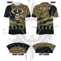 All The Way Live Designs Soldier Full Dye Jersey Men