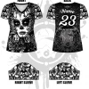 All The Way Live Designs Themes Día De Los Muertos Women's Jersey