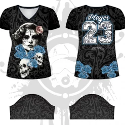 All The Way Live Designs La Rosa Women's Jersey Themes