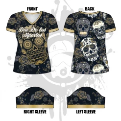All The Way Live Designs Themes Calavera Women's Jersey