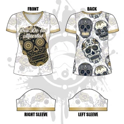 All The Way Live Designs Themes Calavera Women's Jersey