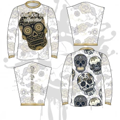 All The Way Live Designs Calavera Long Sleeve Jersey Men
