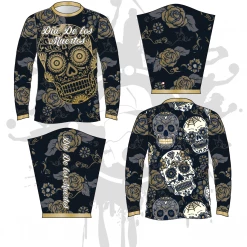 All The Way Live Designs Calavera Long Sleeve Jersey Men