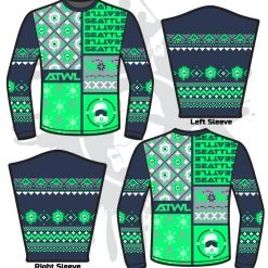 All The Way Live Designs Men Football ATWL Christmas Spirit Sweater-3