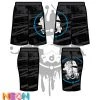 All The Way Live Designs Men DISTRESSED GAS MASK SHORTS