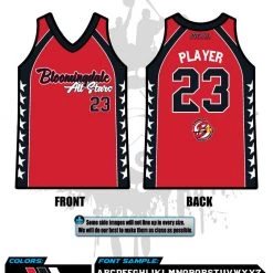 All The Way Live Designs Bloomingdale All Stars Fastpitch Replica Jerseys