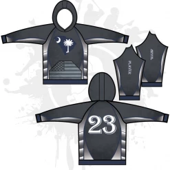 All The Way Live Designs Men All The Way Live States (AZ,KY,TX,SC,OK,NC) Unisex Full Dye Hoody