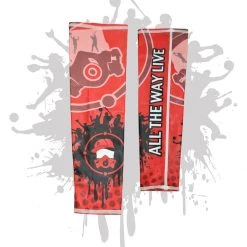 All The Way Live Designs Splatter Gasmask Arm Sleeve (additional Color Options Available)