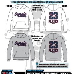 All The Way Live Designs Georgia Sports Academy Sub Dye Hoody