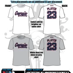 All The Way Live Designs Georgia Sports Academy Mens Sub Dye Jerseys Goergia Sports Academy