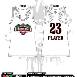 All The Way Live Designs 2022 Bloomingdale All Stars Sub Dye Womens Racerback Bloomingdale All Stars 2022