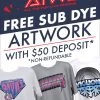 All The Way Live Designs Sub-Dye Artwork Design Fee