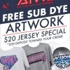 All The Way Live Designs Free Art Sub Dye Special $20 Jerseys
