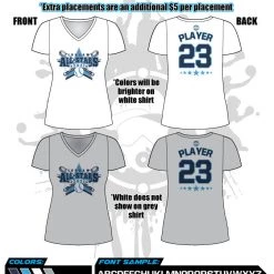 All The Way Live Designs Fishhawk All Stars Womens Sub Dye Jerseys Fishhwak All Stars