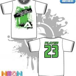 All The Way Live Designs Affliction Mens White Sub Dye Shirt