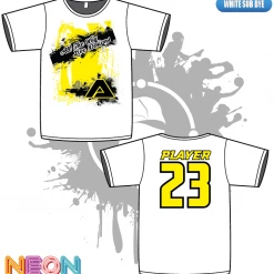 All The Way Live Designs Affliction Mens White Sub Dye Shirt