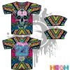 All The Way Live Designs Tribal Skull Unisex Full Dye Jersey
