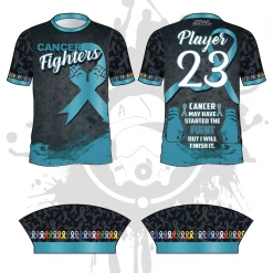 All The Way Live Designs Cancer Fighters Men's Jersey