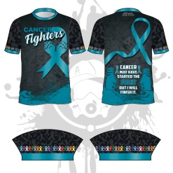 All The Way Live Designs Cancer Fighters Men's Jersey