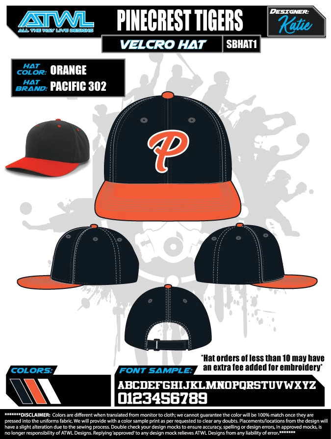 All The Way Live Designs Pinecrest Spring 2021 Team Hats Snapback 19 All The Way Live Designs Pinecrest Spring 2021 Team Hats Snapback