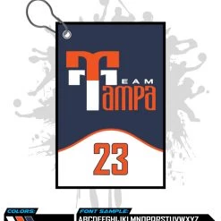 All The Way Live Designs Team Tampa Full Dye Towel