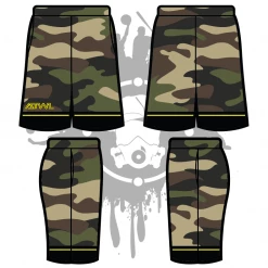 All The Way Live Designs Camo Tron Men's Full Dye Shorts