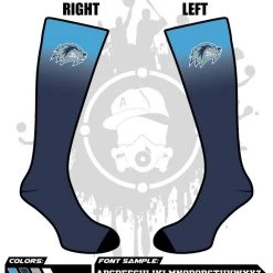 All The Way Live Designs Wolverine Full Dye Socks